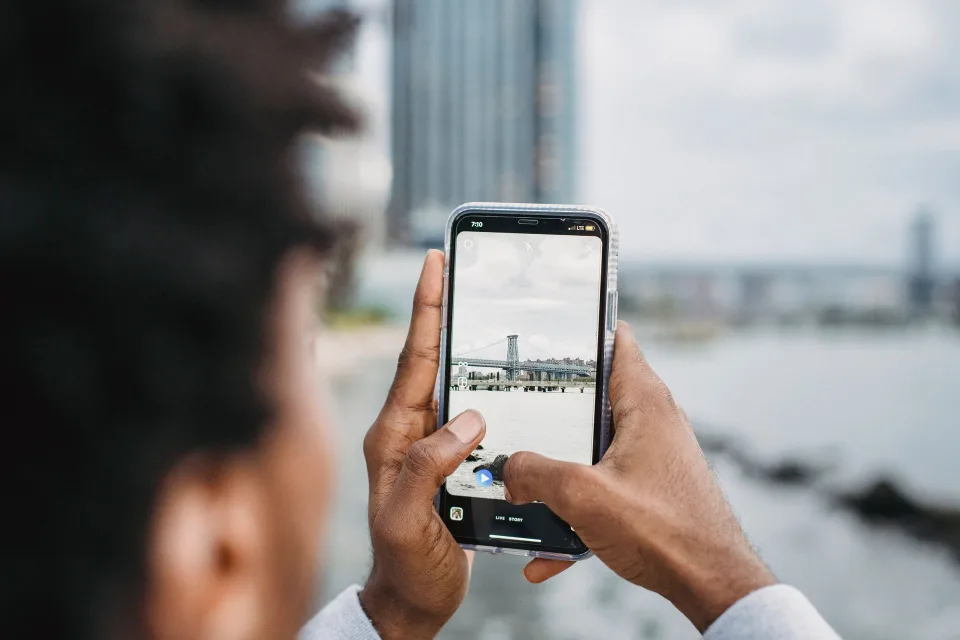 Écran de gestion du stockage d’un smartphone
